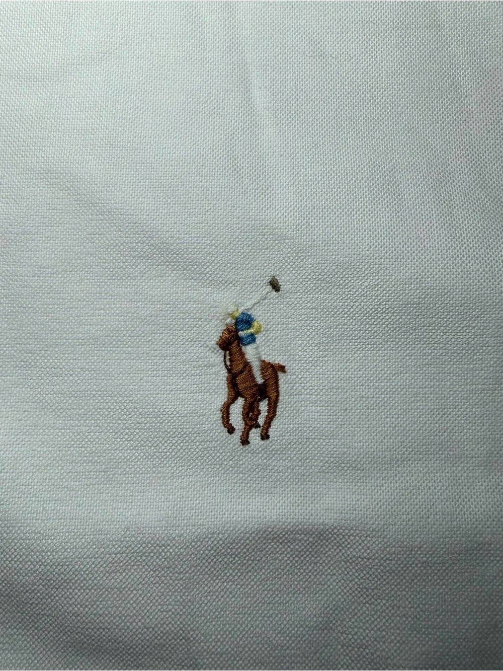 Polo Ralph Lauren Shirt Men XXL White Classic Fit Long Sleeve Button Down Oxfor - Picture 5 of 9